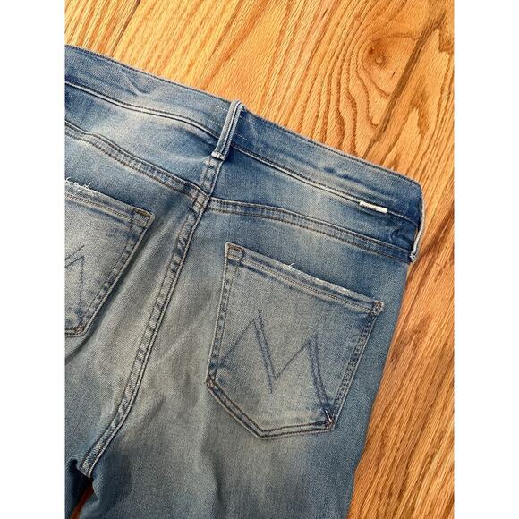 Mother The Pixie Dazzler Ankle Fray Jeans - Picture 5 of 6